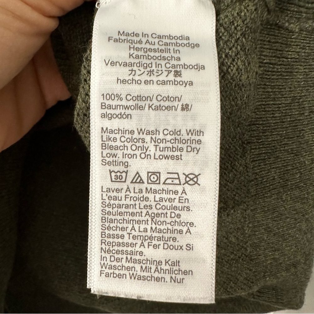 J. Crew Mens • NWOT • Cotton piqué-stitch crewneck sweater - Picture 5 of 9